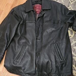 Men's Black Leather Jacket